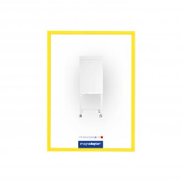 Folie magnetica A3 cu rama galben, 5 buc/set