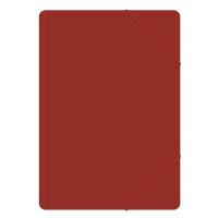 Mapa din plastic OFFICE Products, cu elastic pe colturi, A4, 500 microni, 240 x 320 mm, rosu