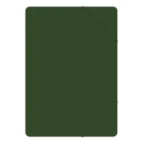 Mapa din plastic OFFICE Products, cu elastic pe colturi, A4, 500 microni, 240 x 320 mm, verde