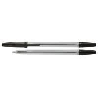 Pix fara mecanism OFFICE Products, corp transparent, scriere de 0.7 mm, negru
