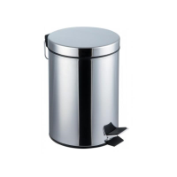 Cos din inox cu pedala, 30 litri, diametru 29 cm, inaltime 65 cm