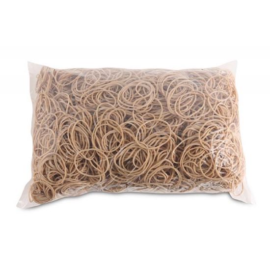 Elastice pentru bani OFFICE Products, 40 mm, 1.5 x 1.5 mm, 60 % cauciuc, 1 Kg, culoare naturala