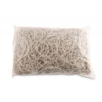 Elastice pentru bani OFFICE Products, 50 mm, grosime 3 mm, 60 % cauciuc, 1 Kg, culoare alb