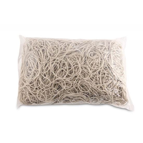 Elastice pentru bani OFFICE Products, 50 mm, grosime 3 mm, 60 % cauciuc, 1 Kg, culoare alb