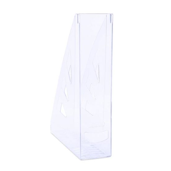Suport vertical din plastic OFFICE Products, 70 mm, transparent