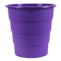 Cos din plastic OFFICE Products, circular, mat, 16 litri, inaltime 31 cm, mov