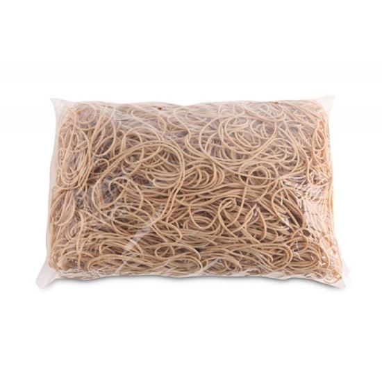 Elastice pentru bani OFFICE Products, 80 mm, 1.5 x 1.5 mm, 60 % cauciuc, 1 Kg, culoare naturala
