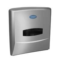 Dispenser LIMPIO pt prosoape pliate ZZ, 500 buc, ABS plastic, gri inchis/argintiu
