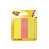 Page marker din hartie Post-it (671/3), 25 x 76 mm, set 3 x 100 file, culori pastel