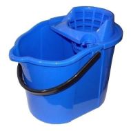 Galeata ovala din plastic, cu storcator, 15 litri
