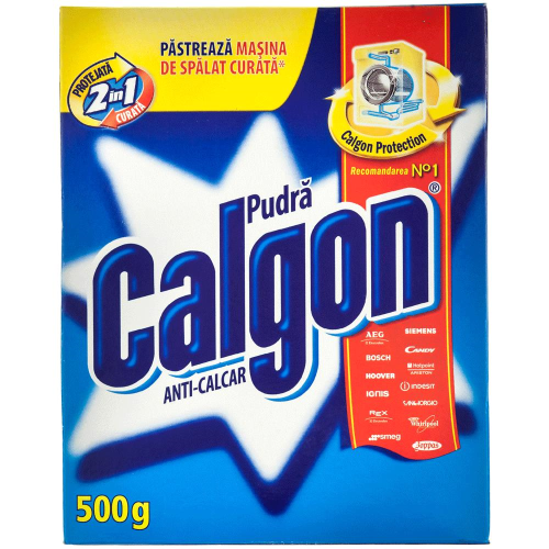 Anticalcar Calgon Protect & Clean, pudra, 500 gr
