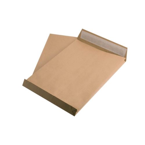 Plic burduf GPV hartie maro, format TB5 (190 x 260 x 20 mm), siliconic, 120 g