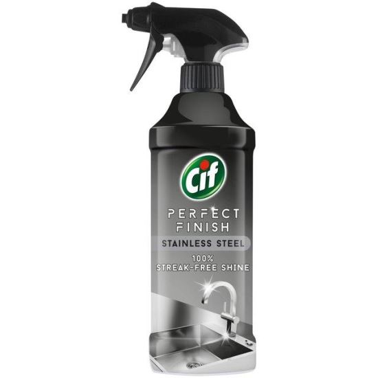 Solutie de curatat Cif Inox, pulverizator, 435 ml