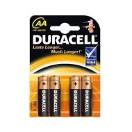 Baterii alcaline DURACELL Basic R6 (AA), 4 buc/set