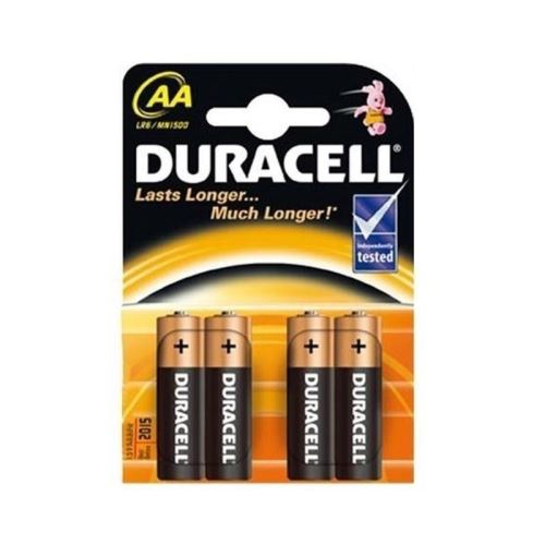 Baterii alcaline DURACELL Basic R6 (AA), 4 buc/set