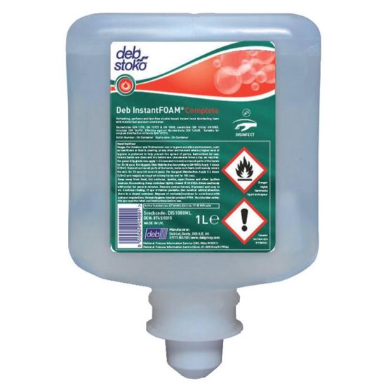 Sapun spuma dezinfectanta, rezerva Deb, cartus pt dispenser HG-101230, 1000 ml
