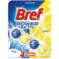 Odorizant toaleta Bref Wc Power Aktiv Lemon, 4 bile, 51 gr