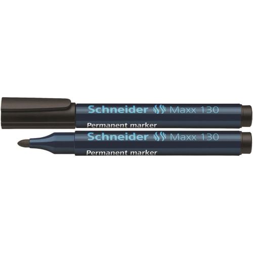 Marker permanent Schneider Maxx 130, scriere de 1 - 3 mm, negru
