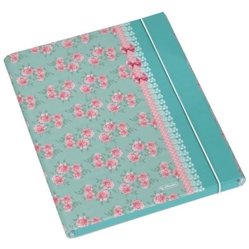 DOSAR MAPA CARTON LADY ROSES HERLITZ A4 XL CU ELASTIC 