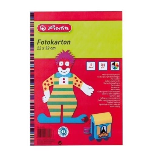 CARTON COLOR HERLITZ 300GR.10 COLI 22-32CM 