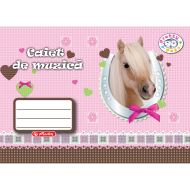 Caiet special Herlitz, 24 file, muzica, coperta policromie