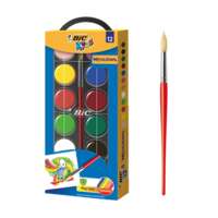 Acuarele BIC 12 culori cu pensula