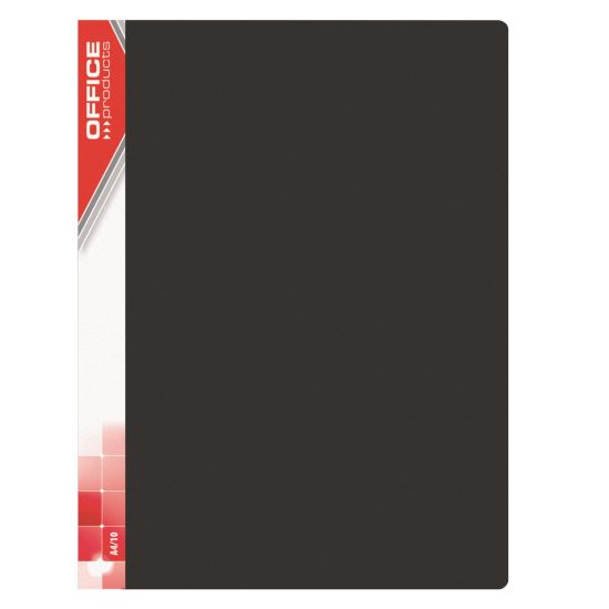 Mapa de prezentare cu file interioare OFFICE Products, 40 folii, A4, 700/35 microni, negru