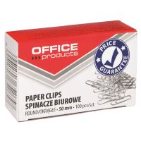 Agrafe metalice OFFICE Products, rotunjite, 50 mm, 100 buc/cutie