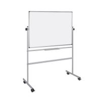 Tabla whiteboard magnetica cu doua fete, mobila, 90 x 120 cm