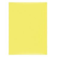 Mapa din carton OFFICE Products, cu elastic vertical, carton 300 gsm, galben