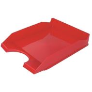 Tavita documente OFFICE Products, plastic lucios, rosu