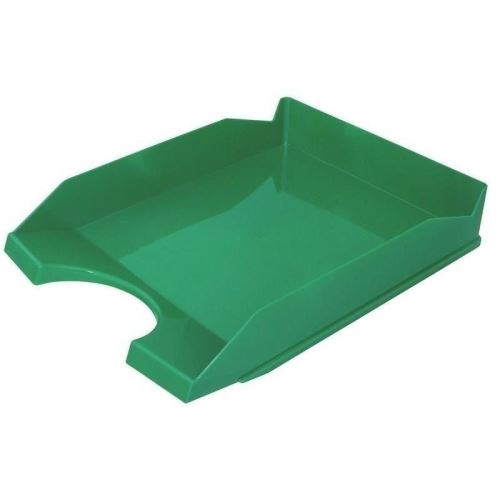 Tavita documente OFFICE Products, plastic lucios, verde
