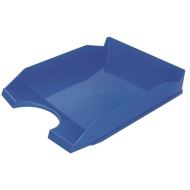 Tavita documente OFFICE Products, plastic lucios, albastru deschis