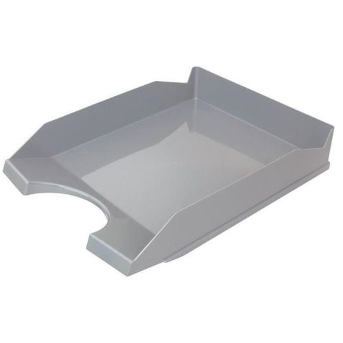 Tavita documente OFFICE Products, plastic lucios, gri