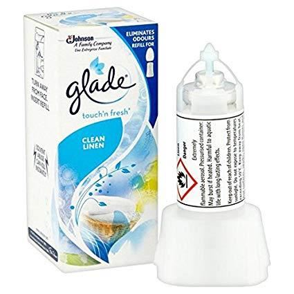 Odorizant baie Glade Microspray rezerva spray 10 ml, Clean Linen