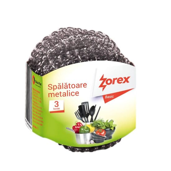 Burete din sarma inox Zorex, 3 buc/set