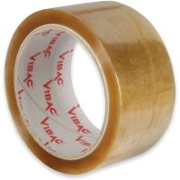 Banda adeziva pentru ambalare VIBAC Solvent , 48 mm x 60 m, transparent